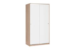 Adore Sliding Wardrobe, White & Oak