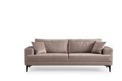Astana 3-Zitsbank met slaapfunctie, Beige