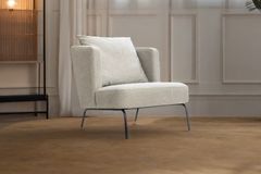 Stoere Fauteuil, Creme
