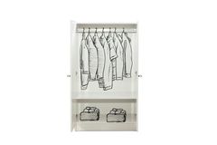 Summer Stapelbed met Bureau, 90x190 cm, Wit