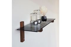 Neostyle Wall Shelf, Dark Wood
