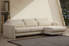 Lilly Hoekbank Rechts met Lont, Wit