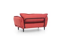 Futon Vino 2-Zitsbank, Steenrood