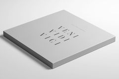 Veni Minimale Afbeelding Op Canvas, 70x70 cm