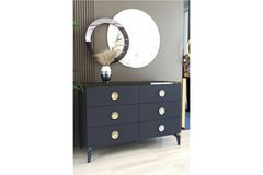 Barrstall Ladekast met 6 Lades, 120cm, Antracietgrijs