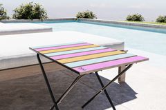 Bino Opklapbare Tuintafel, Roze