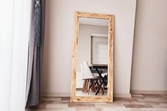 Wood Decoratieve Wandspiegel Cardie, 140x60 cm