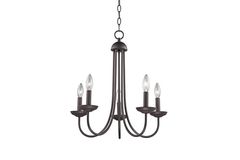 Apliqa Ferd Hanglamp met 5 Lampjes, Zwart