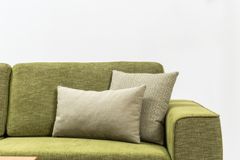 Merina 3-ZitsbankIn Linnen Stof Stof, Groene en Gele