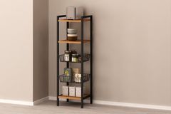 Polina Multifunctionele Keukenkast met Mand