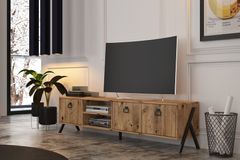 Yanke TV-Meubel met Rekken, 180 cm, Walnoot