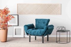 Pafu Nitta Fauteuil, Groenblauw