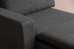 Pafu Lungo Chaise Longue, Donkergrijs