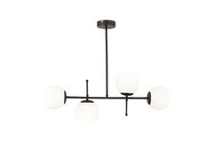 Apliqa Gael Vier Kroonluchter, Zwart