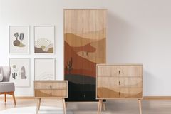 City Desert Kledingkast met 2 Deuren