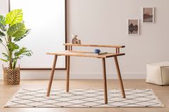 Deman Wooden Desk, 120 cm, Light Wood