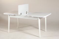 Vina 4-6 Seat Extendable Dining Table, White