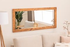 Sianca Full Length Wall Mirror, 40 x 100 cm, Brown