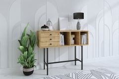 Freya Dressing Table, Light Wood