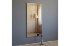 Neostyle Decorative Square Design Tall Mirror, 62 x 130 cm, Bronze