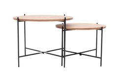 Aberdare Duo Coffee Table, Light Wood