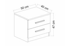 Tideway Nachtkastje, Wit