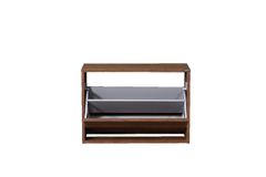 Adore New Step Shoe Storage Bench, Walnut
