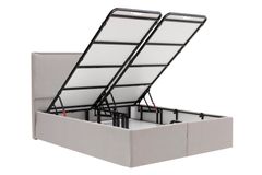 Luna Sage Boxspring Set, 160x200 cm, Grijs