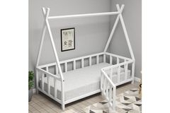 Rose White Children's Montessori Bed Frame