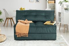 Mocca Opklapbare Slaapbank, Petrol