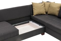Esse Corner Sofa Left Chaise, Dark Grey