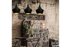 Bellezza Tait 1-Light Pendant, Black