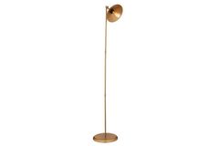 Zlatá stojací retro lampa s patinou Apliqua Viola