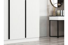 Tideway Kledingkast met 3 Deuren, 210 cm, Wit