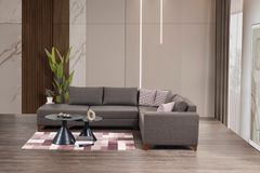 Masse Hoekbank Links, Bruin