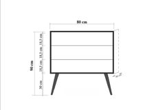 City Marin Chest of Drawers, Oak
