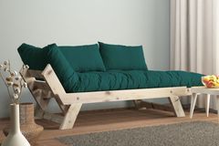 Woodesk Aller Massief 2-Zitsbank, Groenblauw en Wit