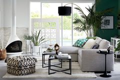 Tulip Bijzettafel, Zwart