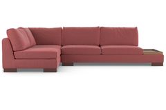 Tulip Corner Sofa Left Chaise, Dusty Pink