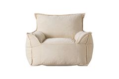 Notre Fauteuil met Hocker, Beige