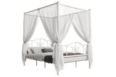 Pero Princess Metalen Bedframe met Klamboe, 140x200 cm