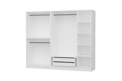 Tideway Vero Kledingkast met 5 Deuren en 2 Lades, 210 cm, Wit