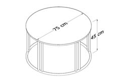 Tubihome Salontafelset, Zwart