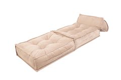 Mocca Opklapbare Fauteuil, Beige