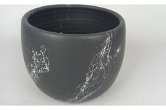 Earthenware Pot Planter, Grey