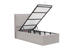 Luna Sage Boxspring Set, 90x190 cm, Grijs