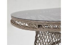 Lily Rattan Garden Furniture Set, Grey