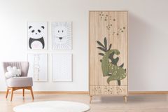 City Dino Kledingkast met 2 Deuren