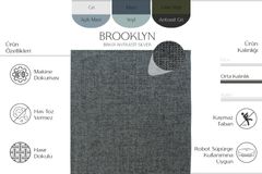 Brooklyn Plain Rug, 80 x 150 cm, Grey