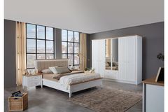 Lora Bedframe met Opbergdoos, 180x200 cm